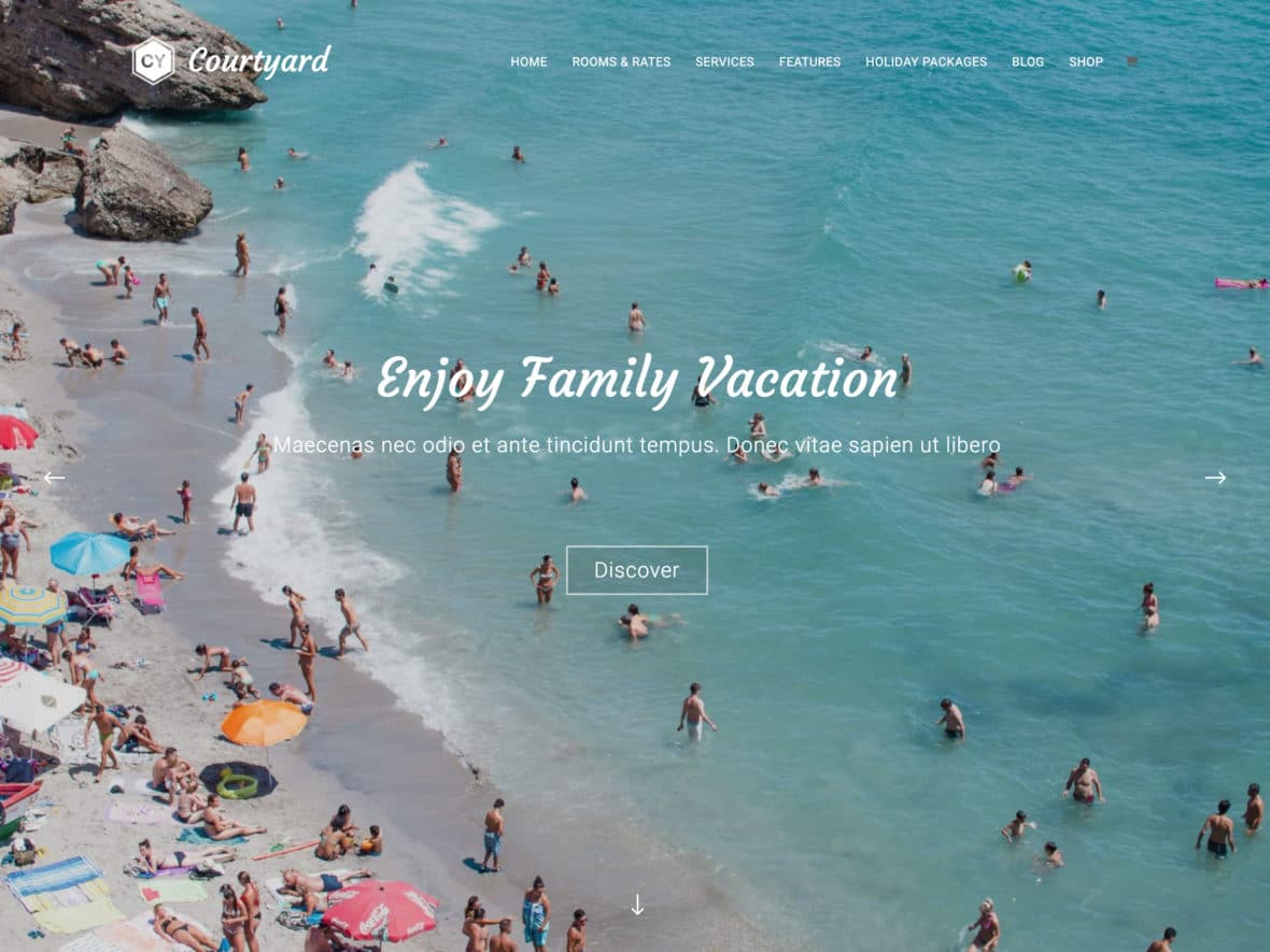 Courtyard 免费WordPress旅游主题