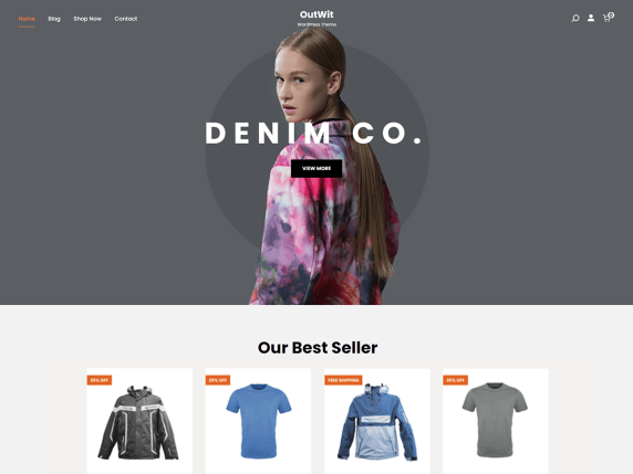OutWit Lite一个免费的多功能电子商务WordPress主题