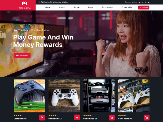 Online Video Games适合在线视频游戏的wordpress主题