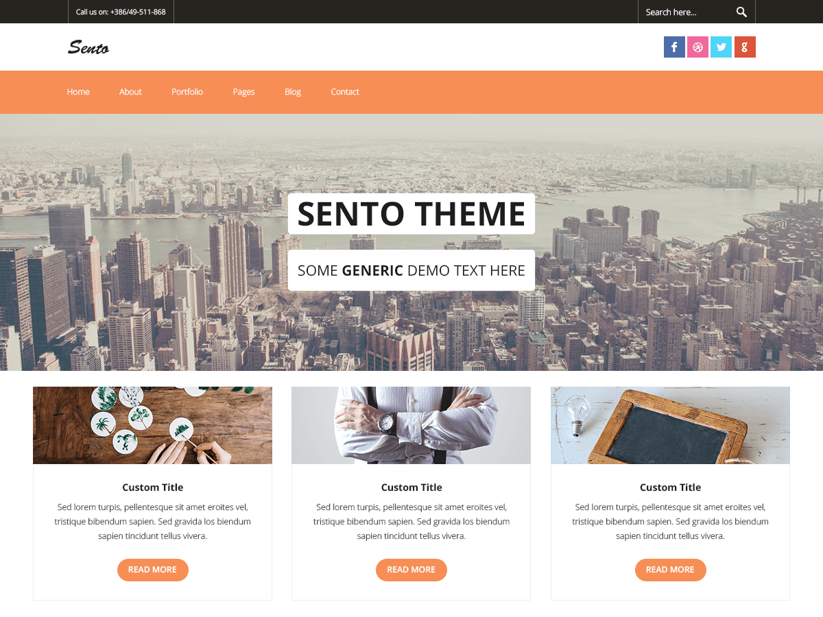 Sento Store WordPress 主题