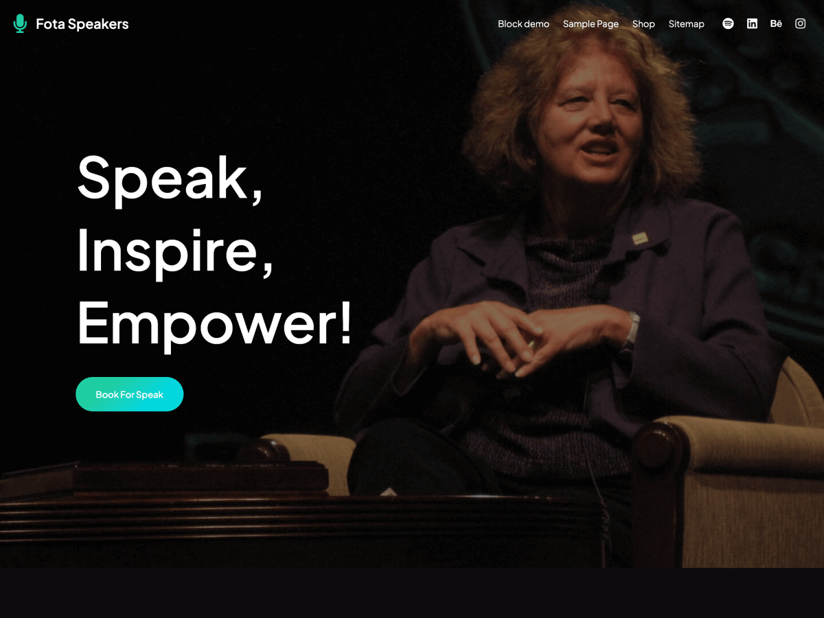 Fota Speakers WordPress 主题