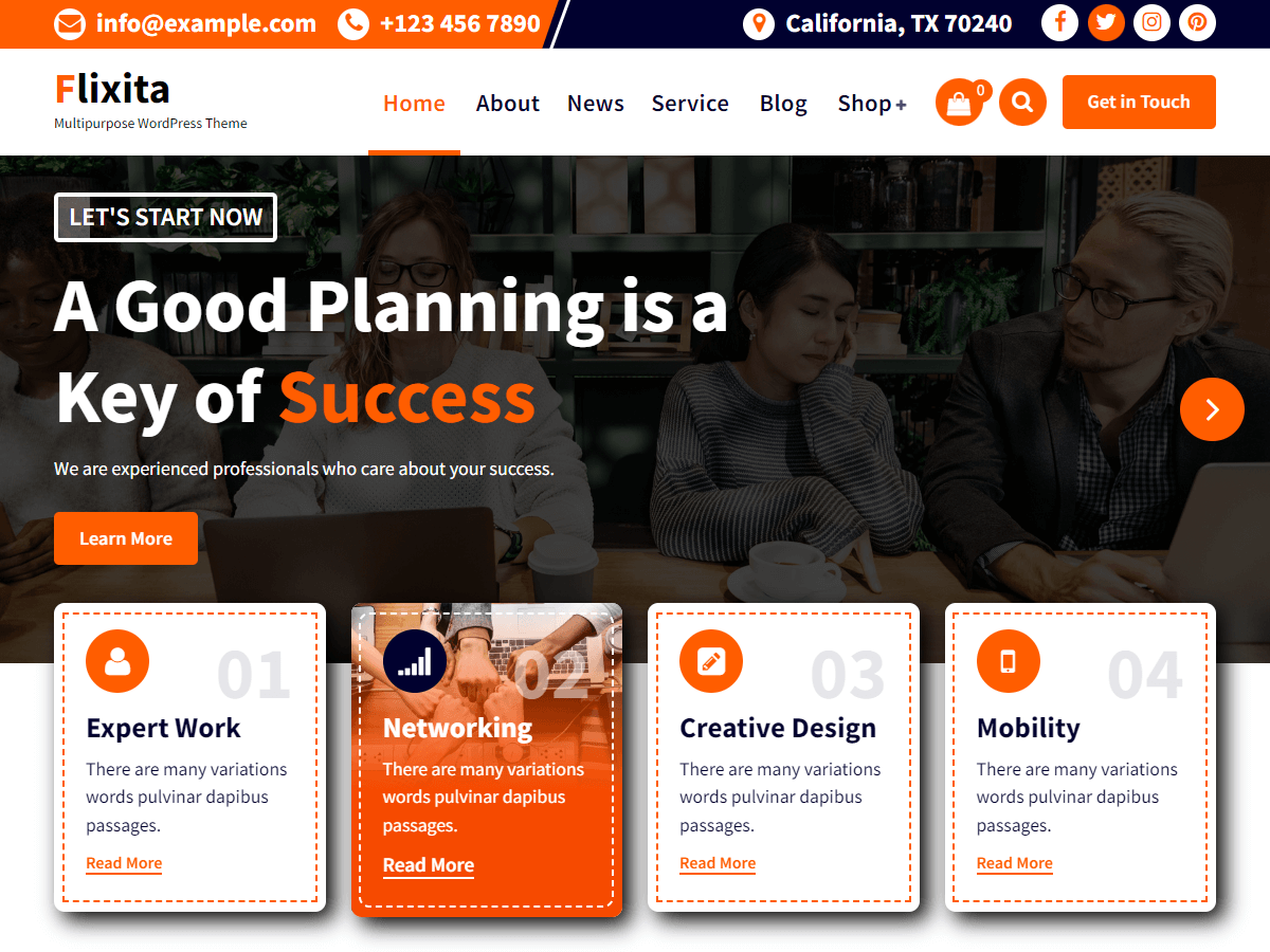Flixita WordPress 主题