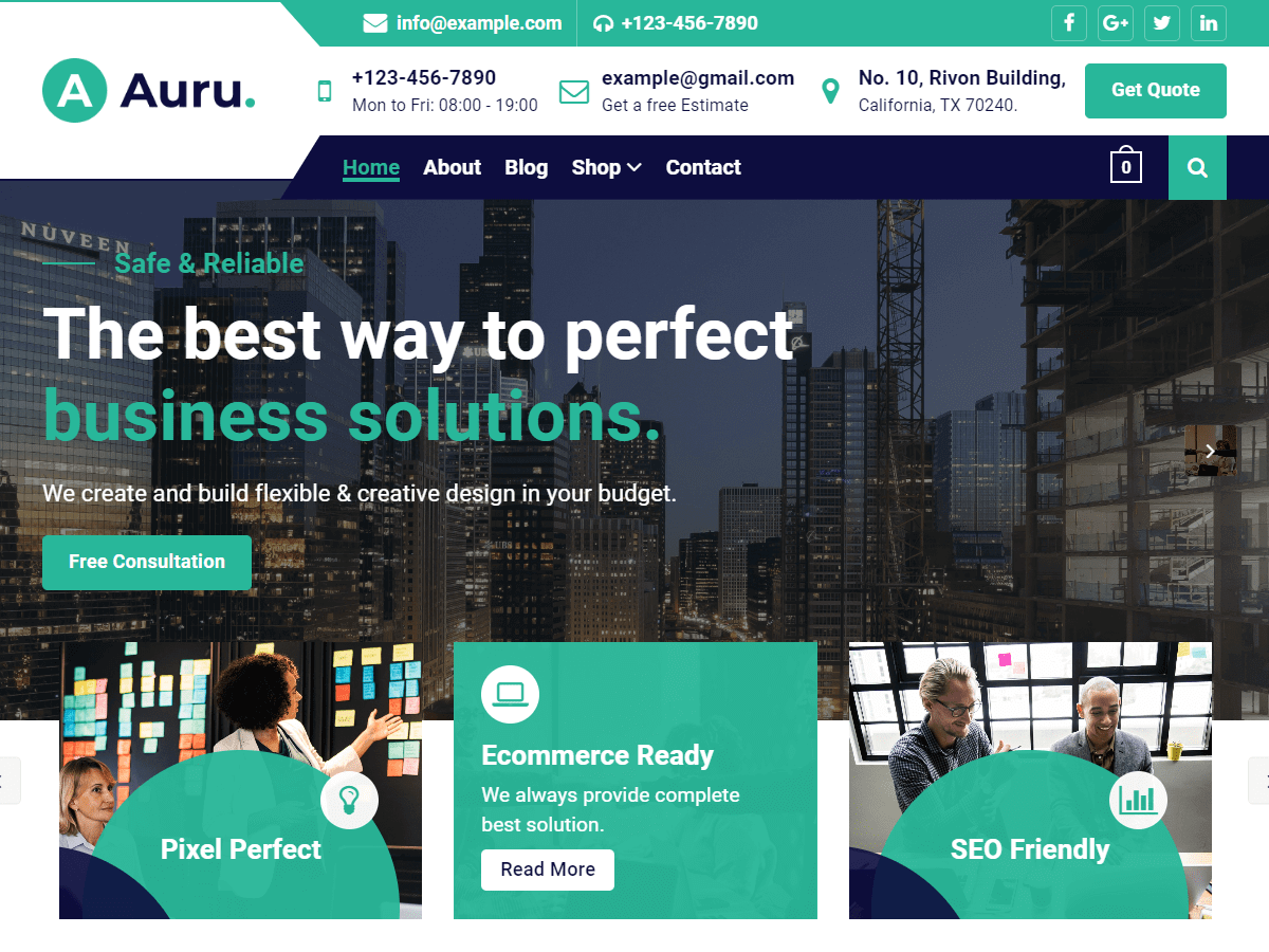 Auru WordPress 主题