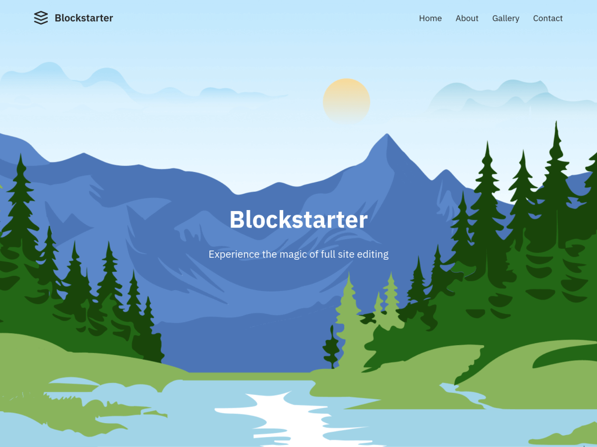 Blockstarter WordPress 主题