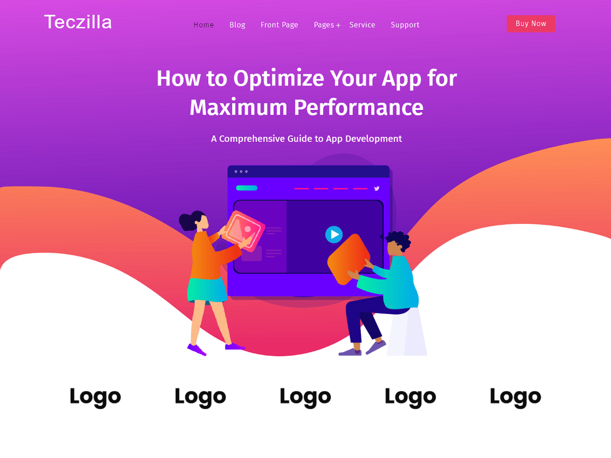 Teczilla App WordPress 主题