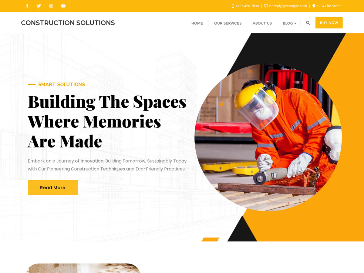 Construction Solutions WordPress 主题