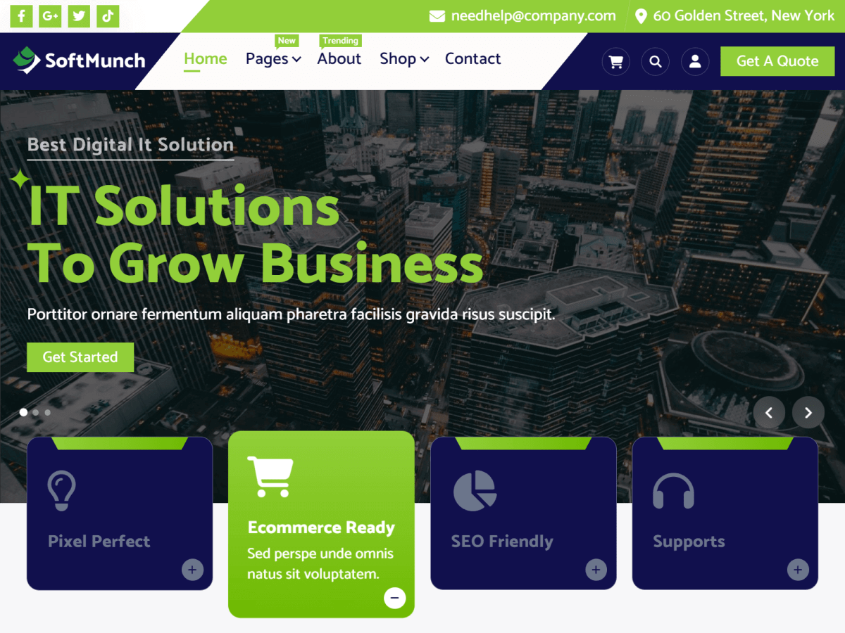 SoftMunch WordPress 主题