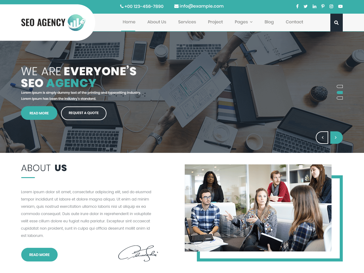 Prime SEO Agency WordPress 主题