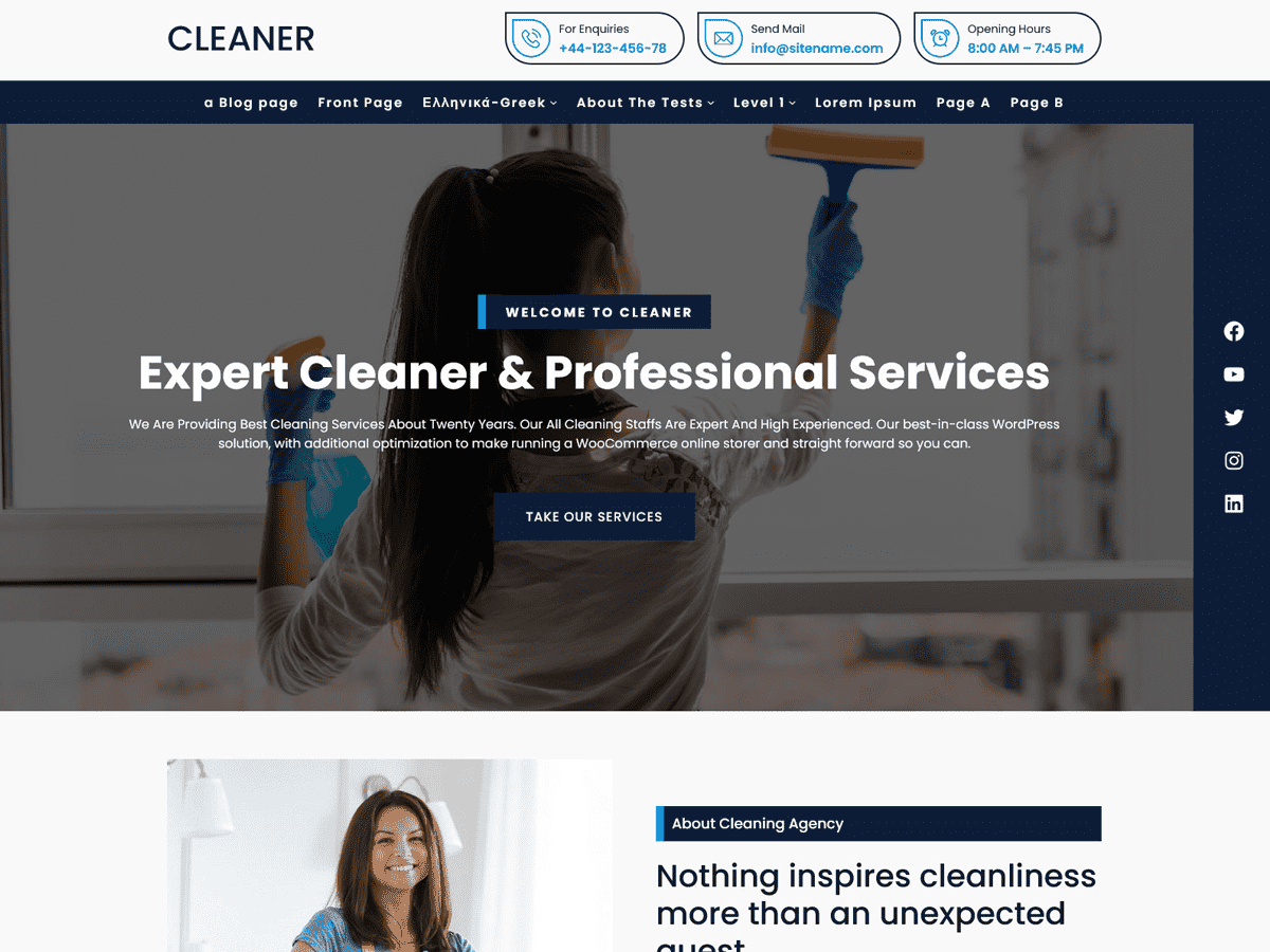 Cleaner WordPress 主题