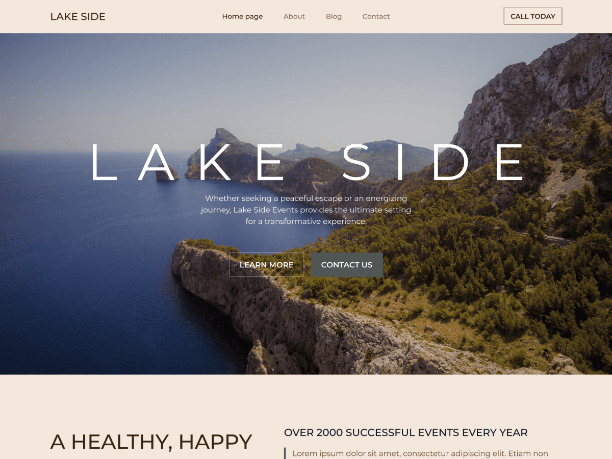 Lakeside Blogger WordPress 主题