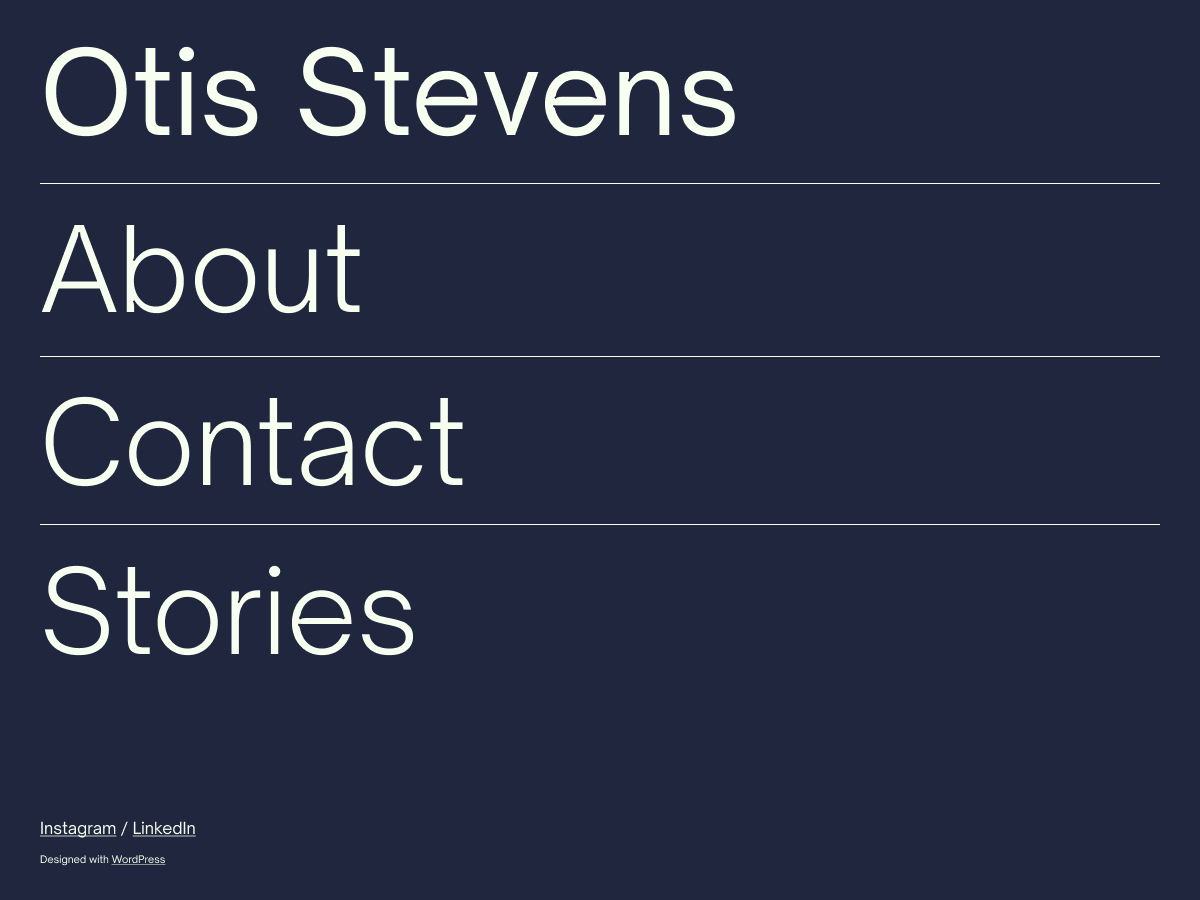 Otis WordPress 主题