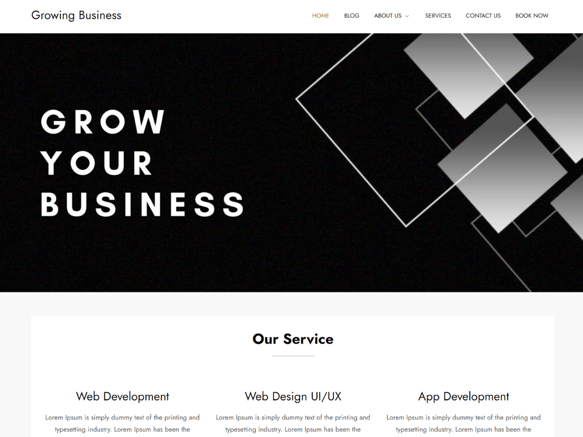 Growing Business WordPress 主题
