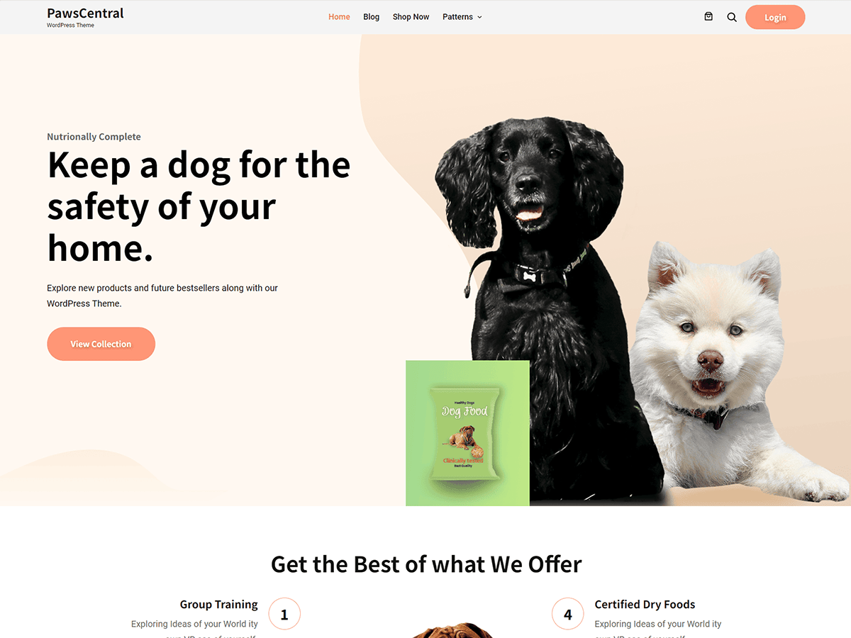 PawsCentral WordPress 主题