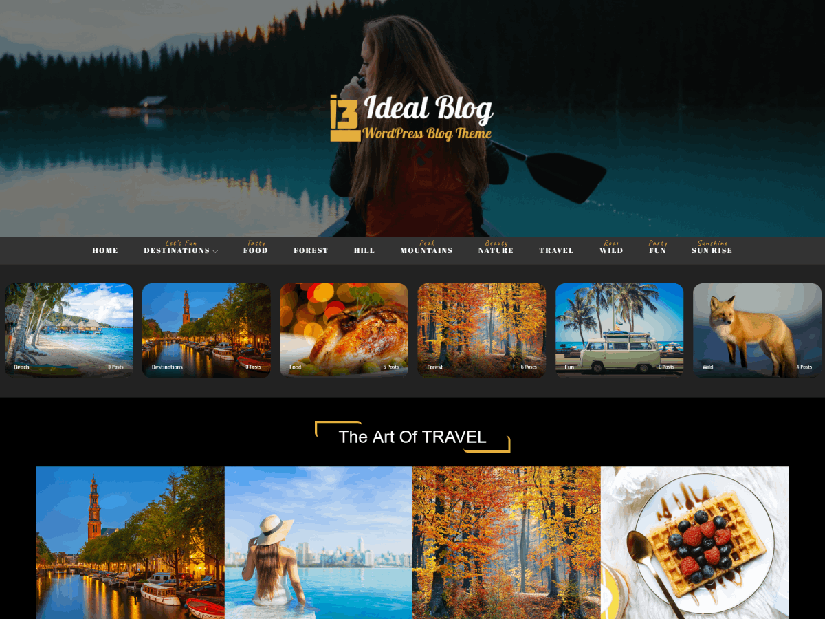 Ideal Blog WordPress 主题