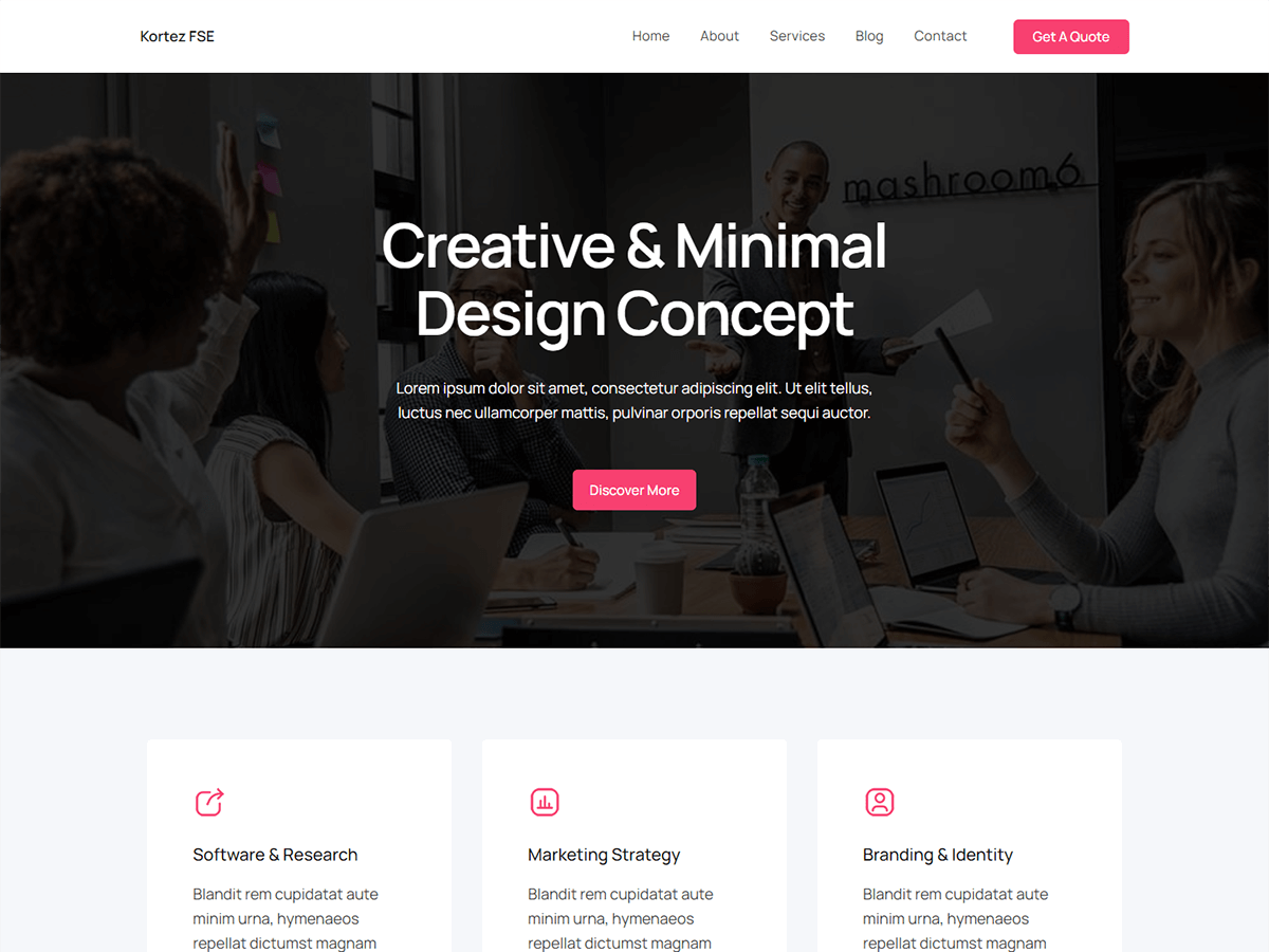 Kortez FSE WordPress 主题