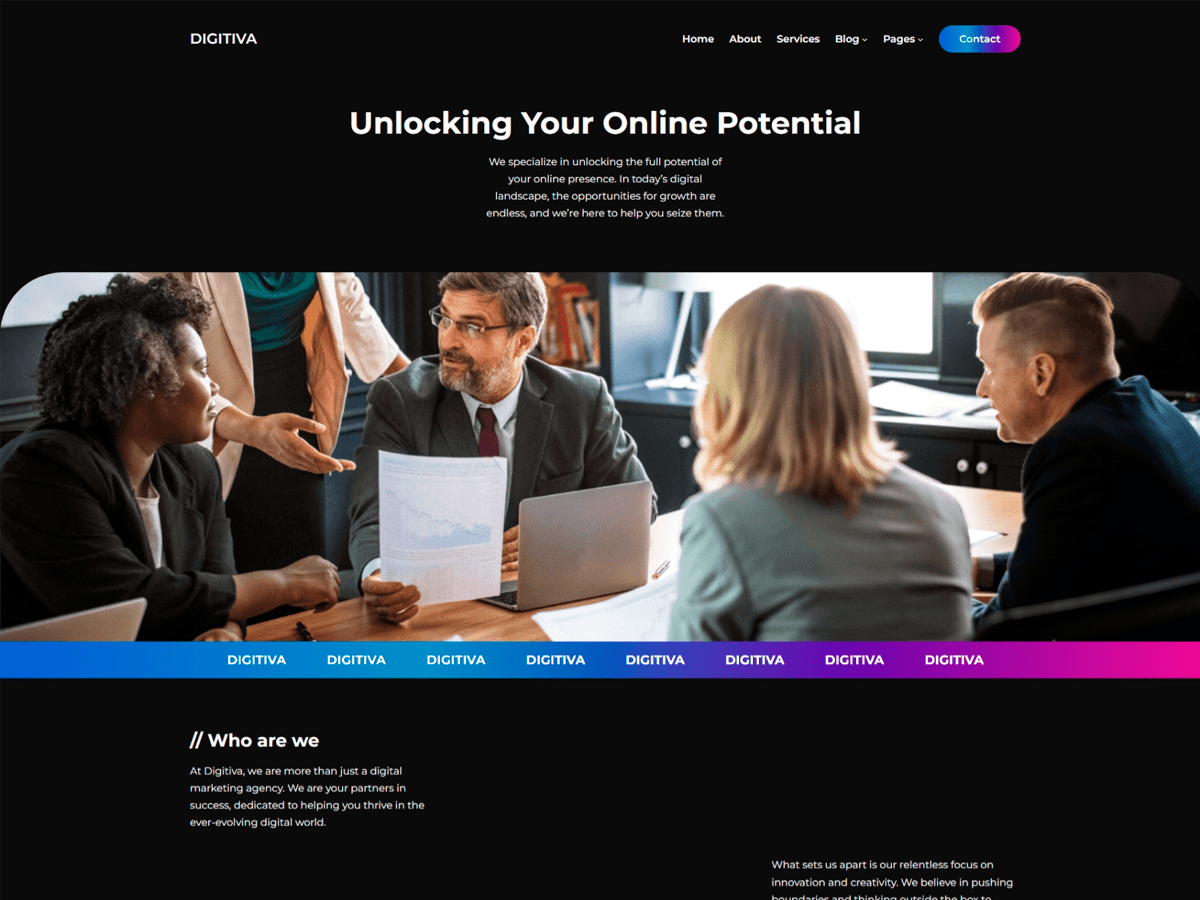 Digitiva WordPress 主题