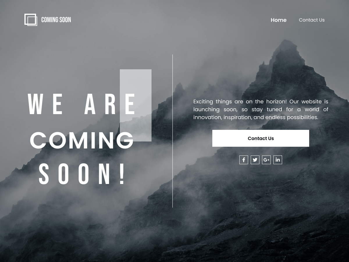 Coming Soon Shortly WordPress 主题