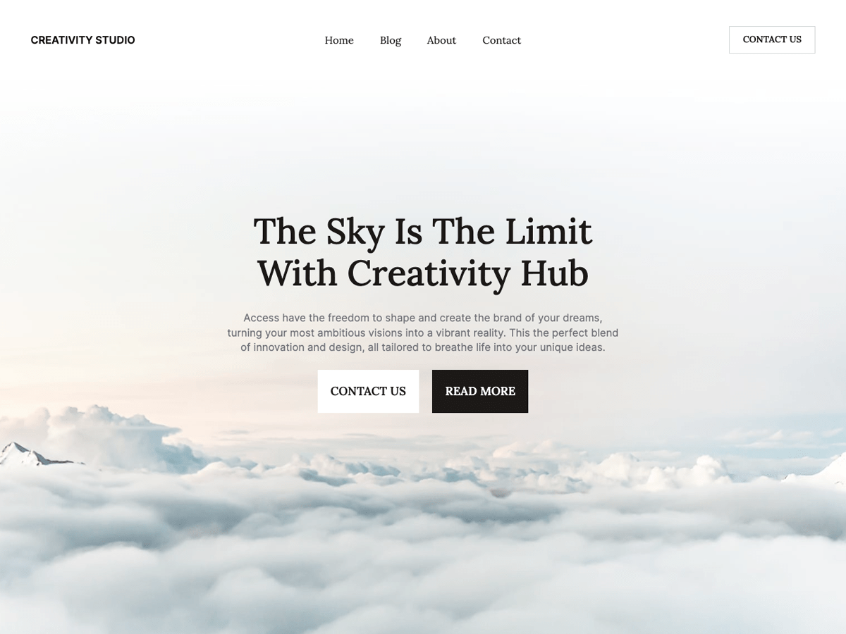 Creativity Hub WordPress 主题