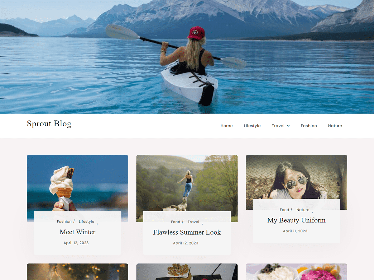 Sprout Blog WordPress 主题