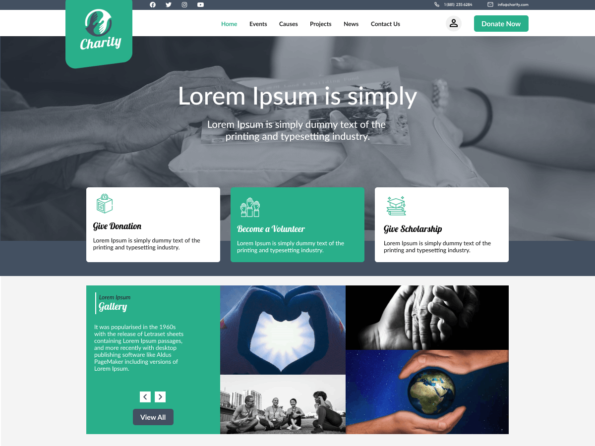 Nonprofit Foundation WordPress 主题