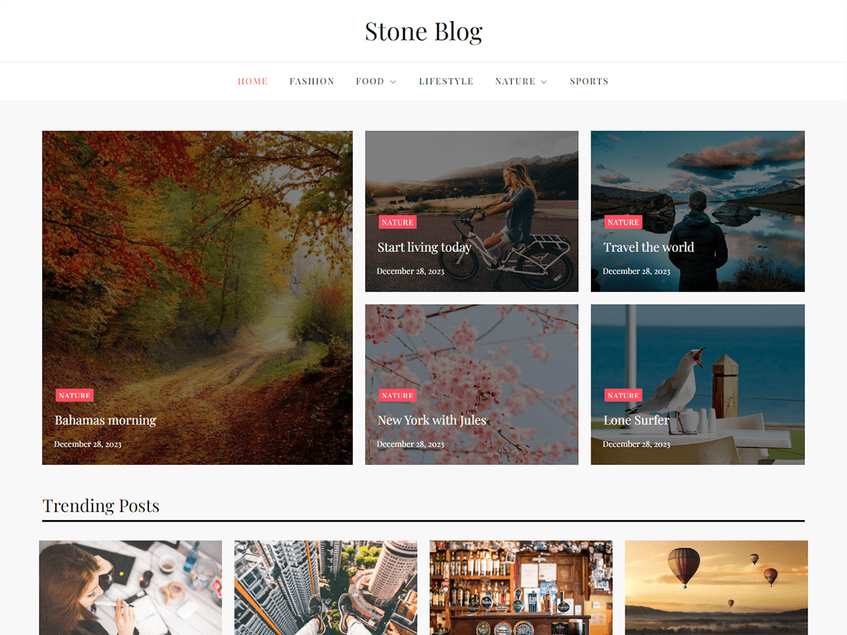 Stone Blog WordPress 主题