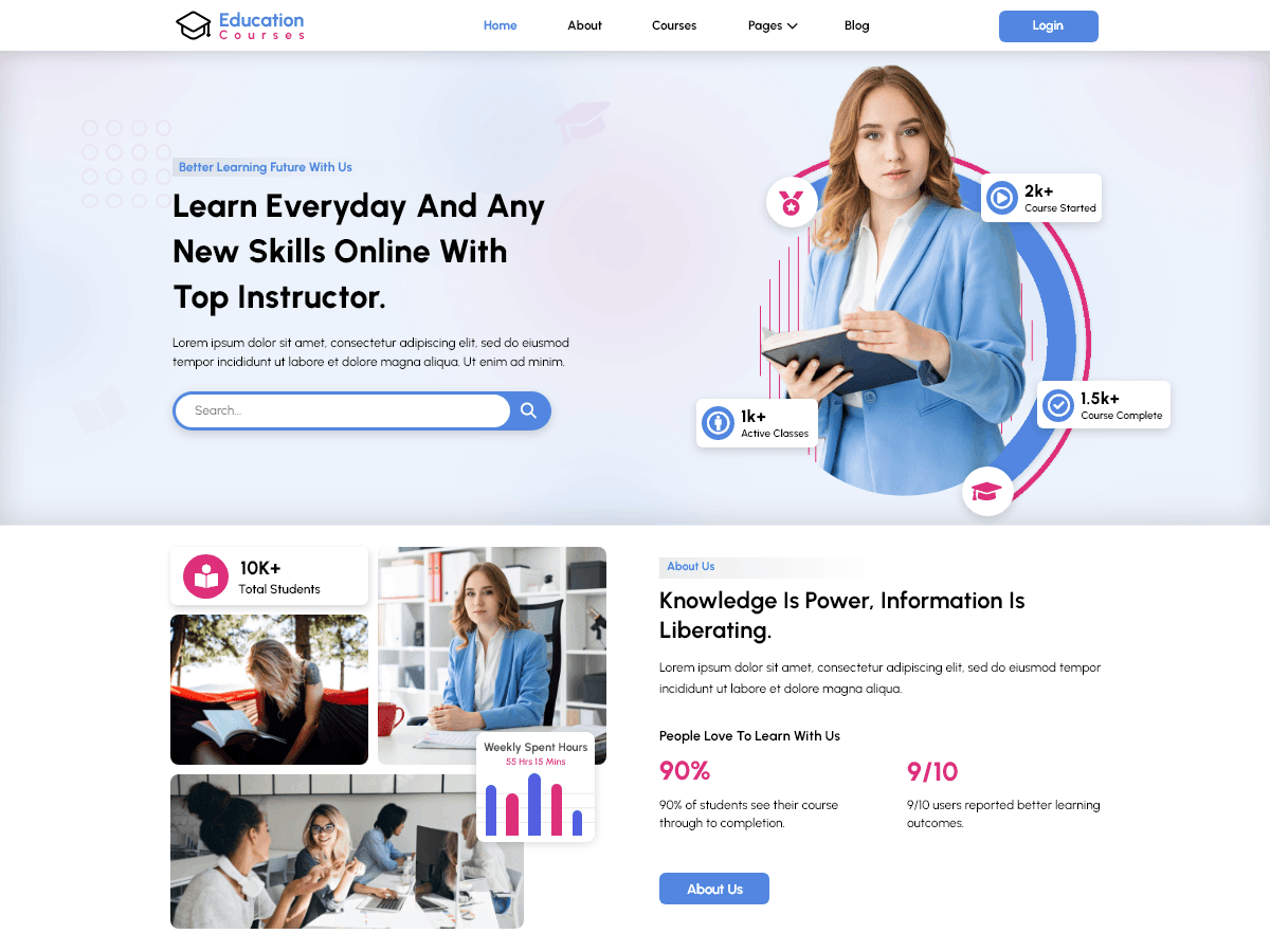 FSE Education School WordPress 主题