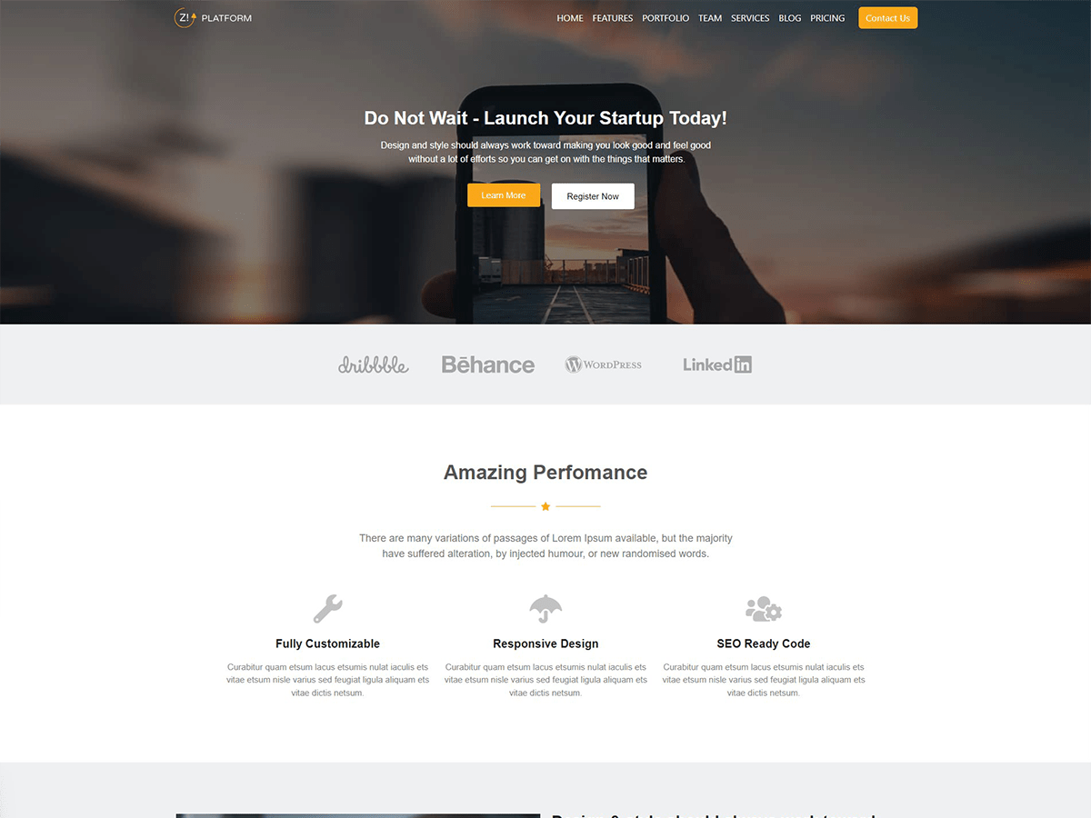 Z Platform WordPress 主题