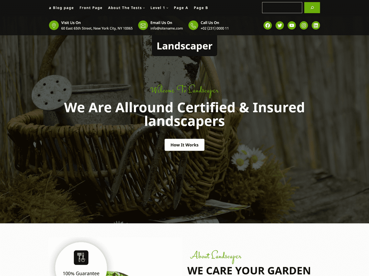 Landscaper WordPress 主题