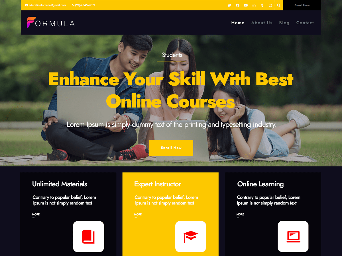 Education Formula WordPress 主题