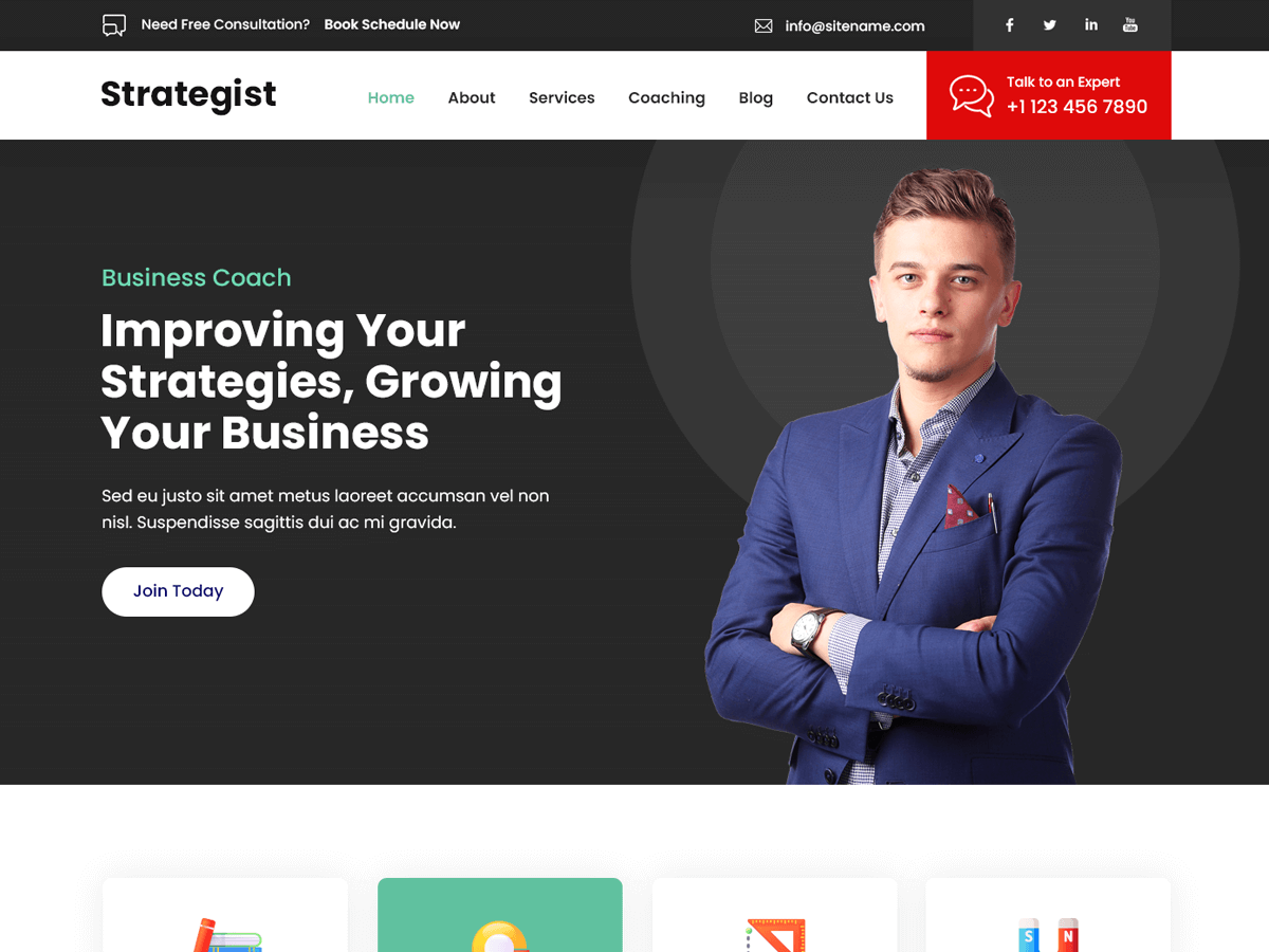 Strategist FSE WordPress 主题