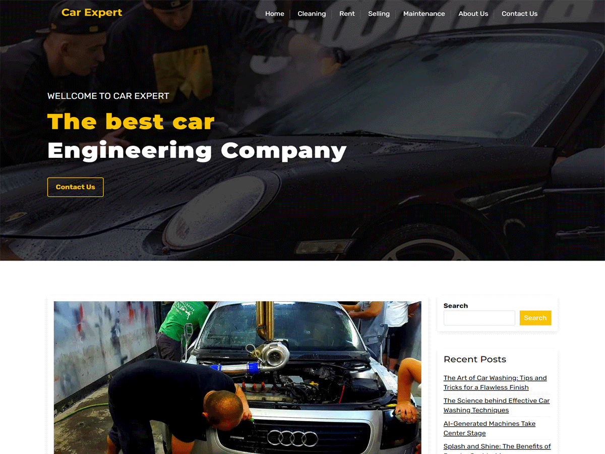 Car Expert WordPress 主题