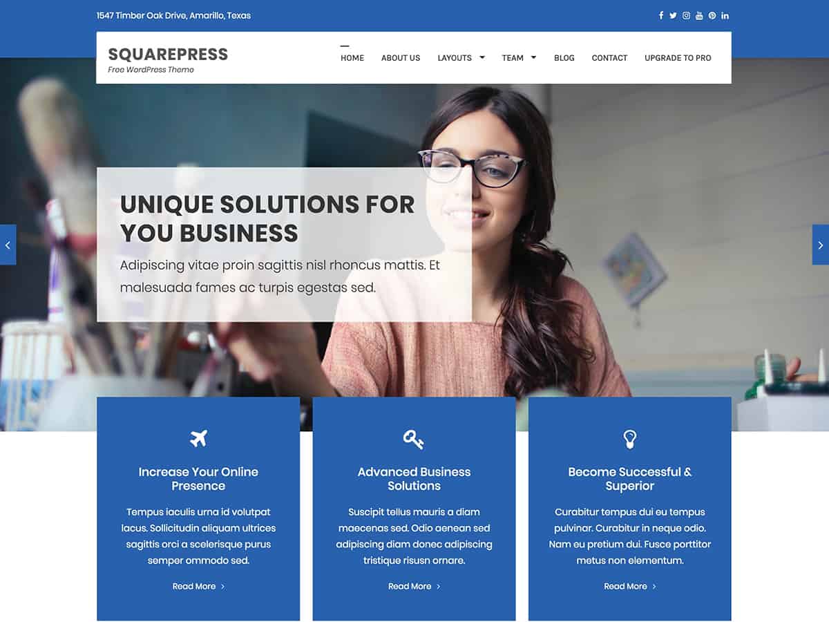 SquarePress WordPress 主题