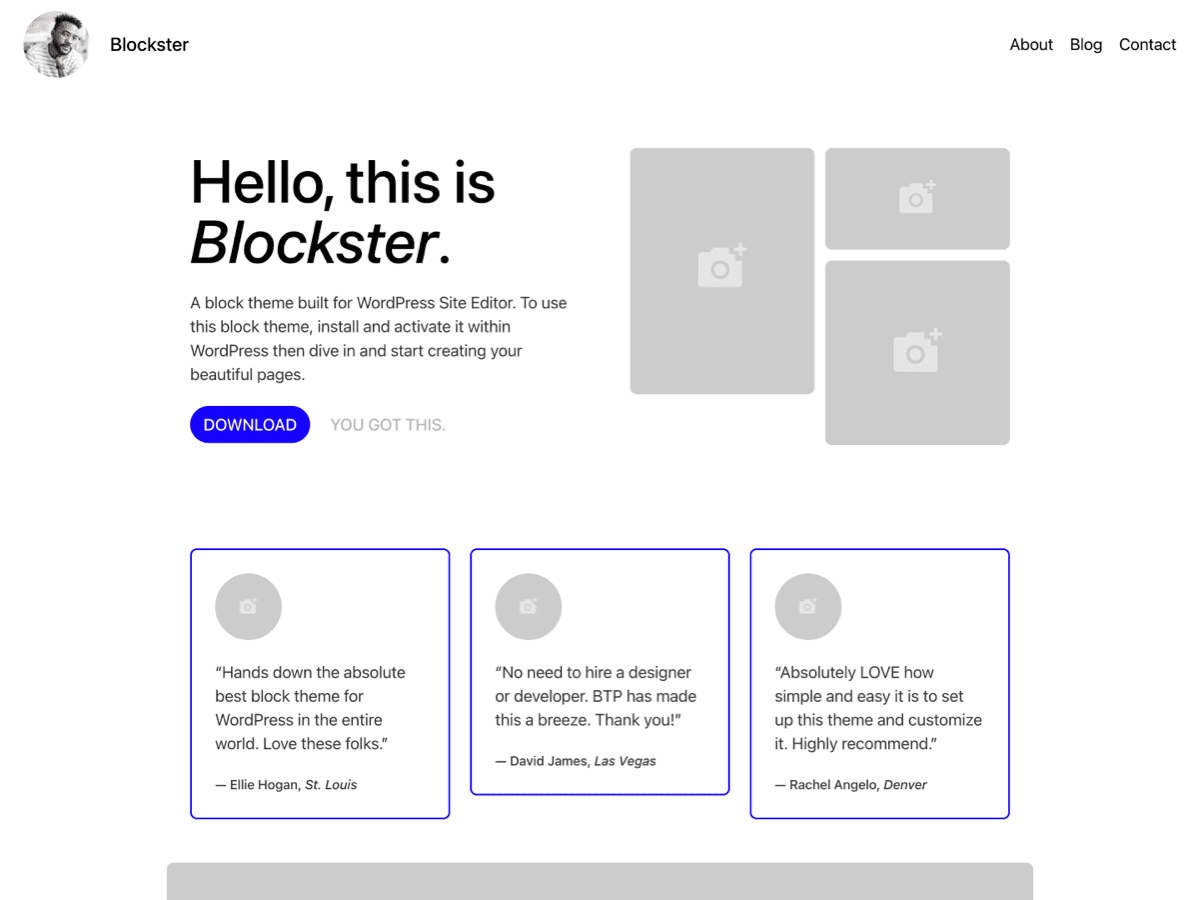 Blockster WordPress 主题