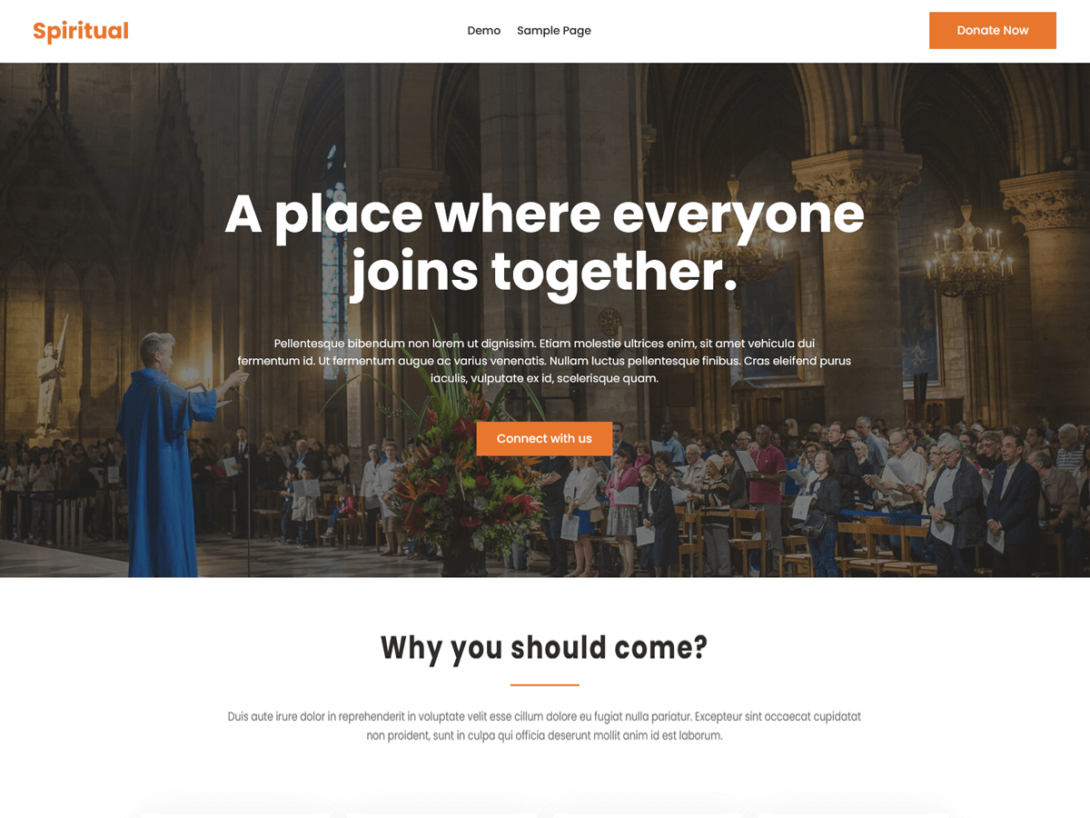 FSE Spiritual WordPress 主题