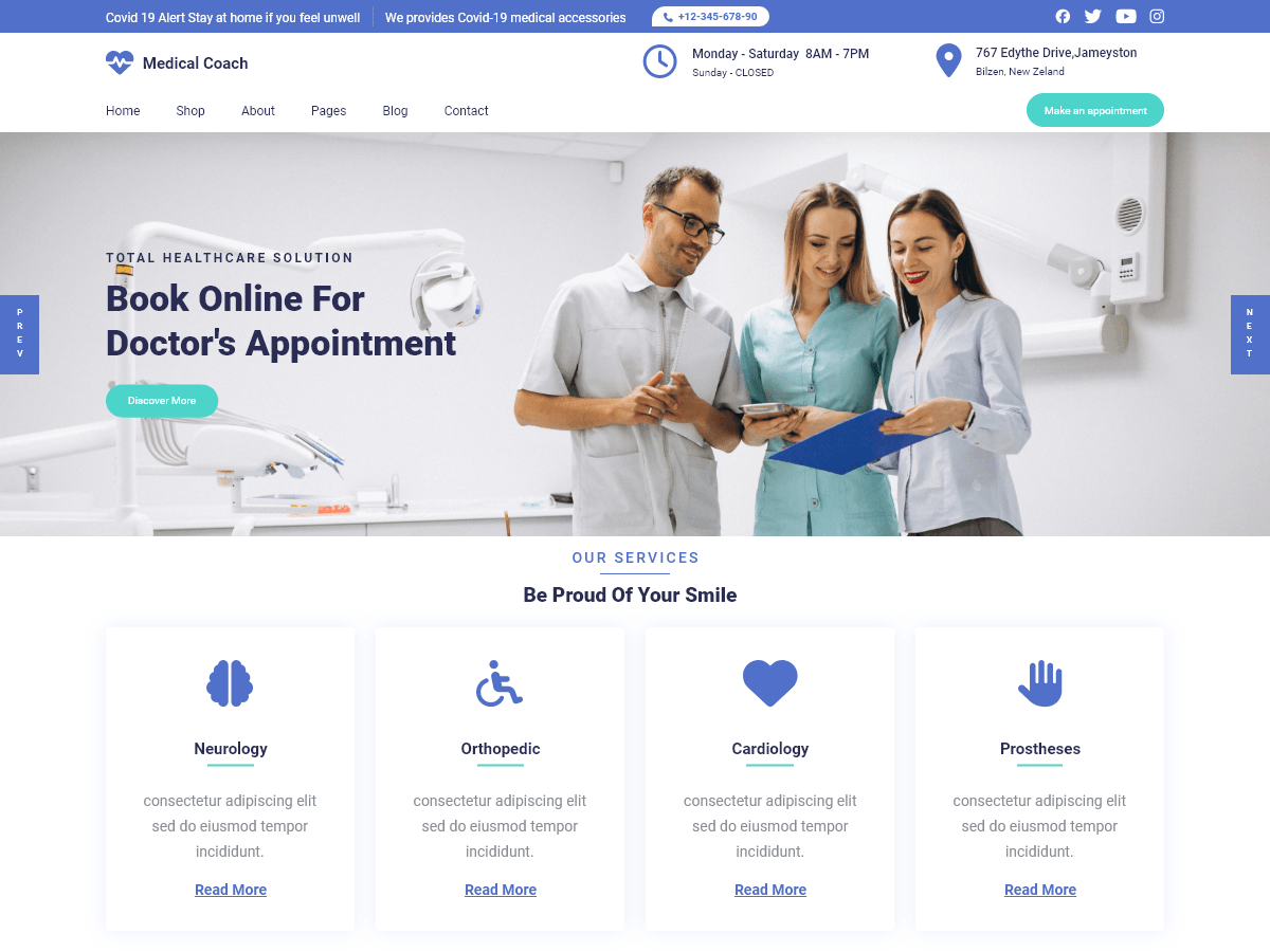 Medical Coach WordPress 主题