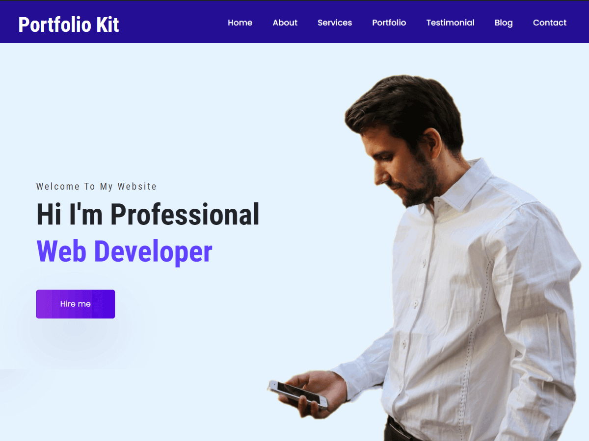 Portfolio Kit WordPress 主题