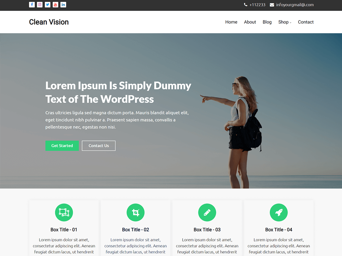 Clean Vision WordPress 主题