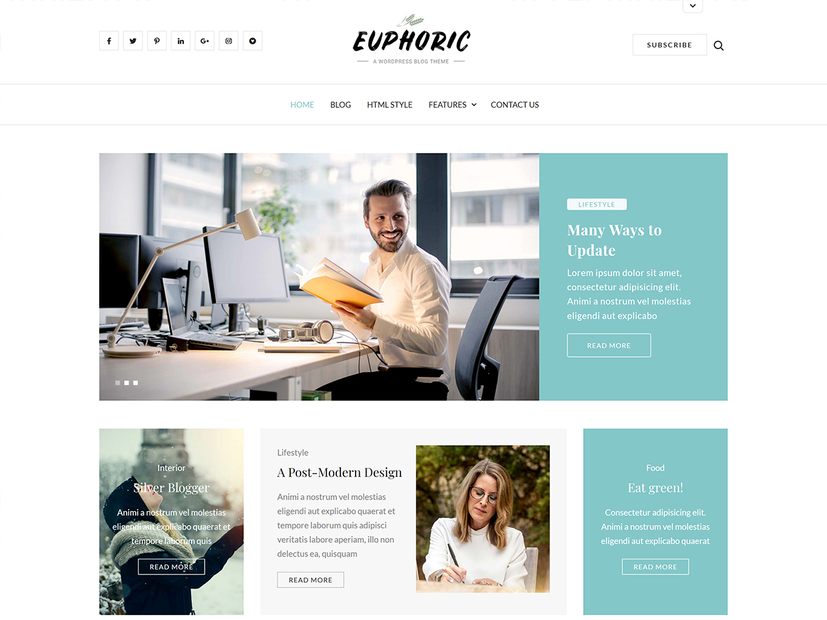 Euphoric WordPress 主题