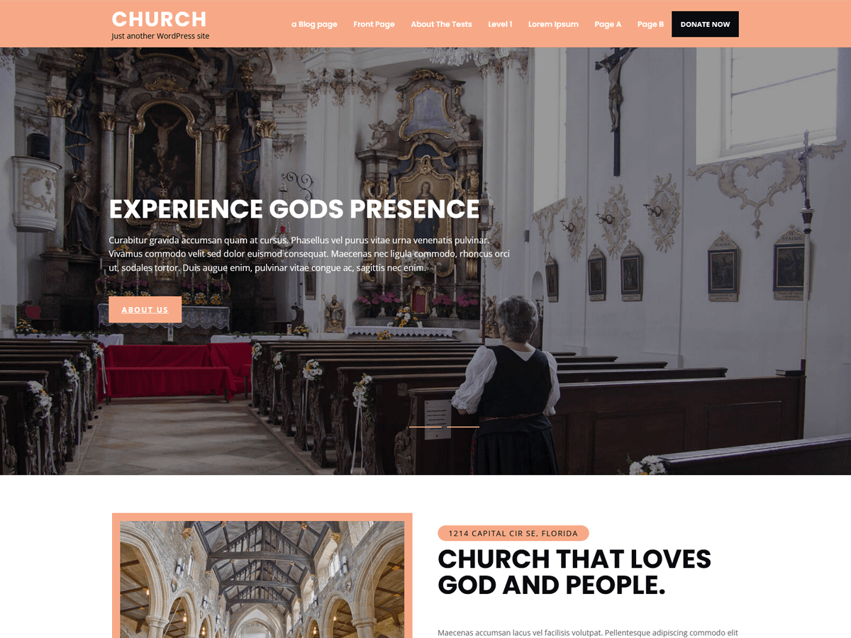 Church Lite WordPress 主题