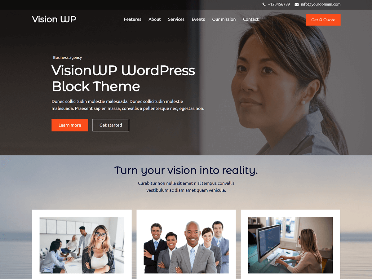 VisionWP WordPress 主题