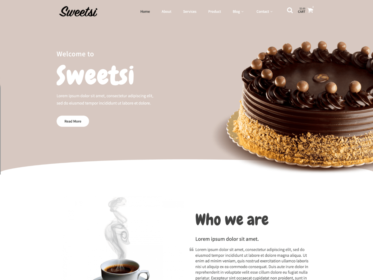 Sweetsi Lite WordPress 主题