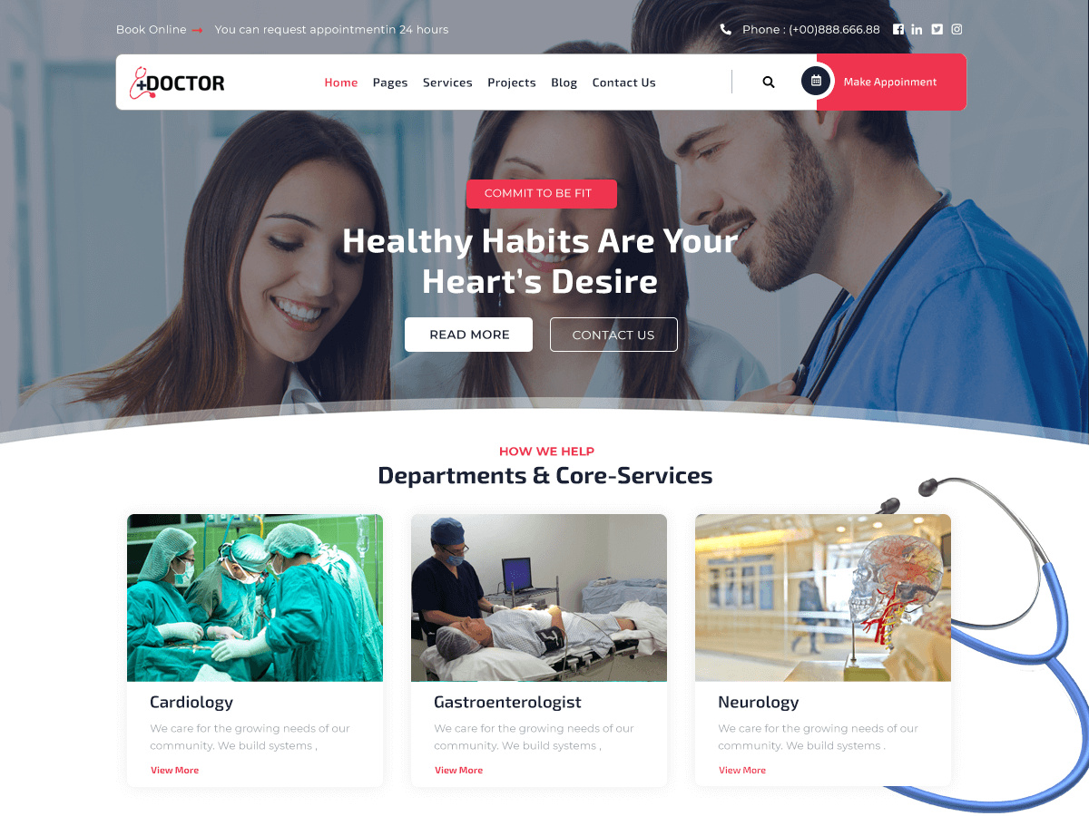 Medical Doctor WordPress 主题