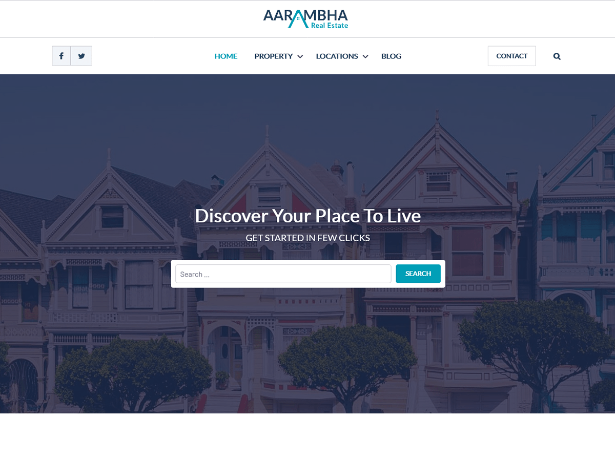 Aarambha Real Estate WordPress 主题