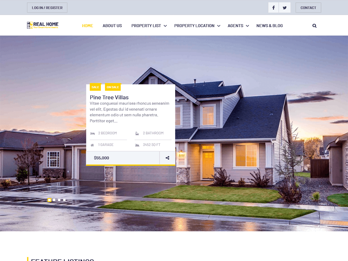 Real Home WordPress 主题