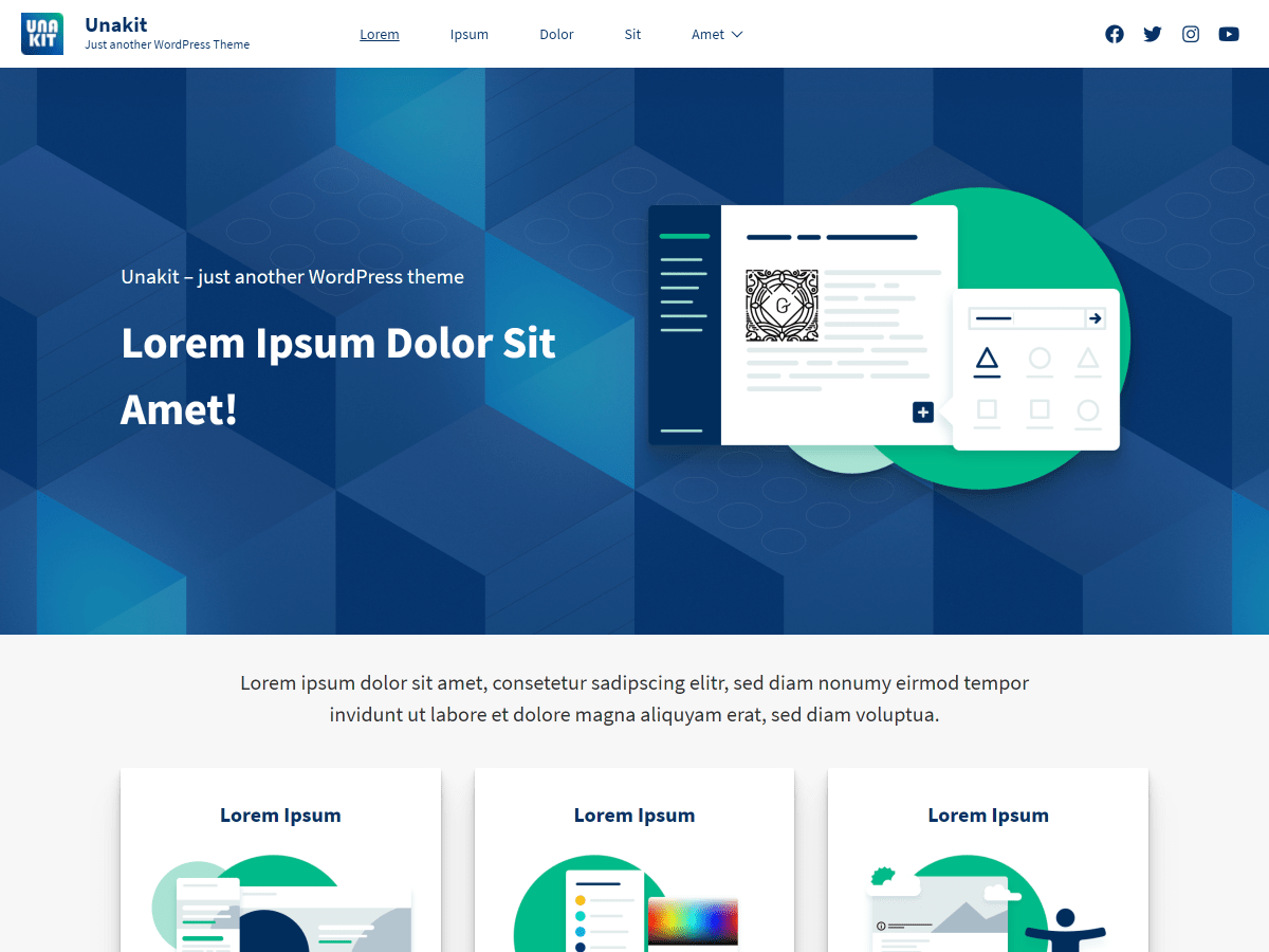 Unakit WordPress 主题