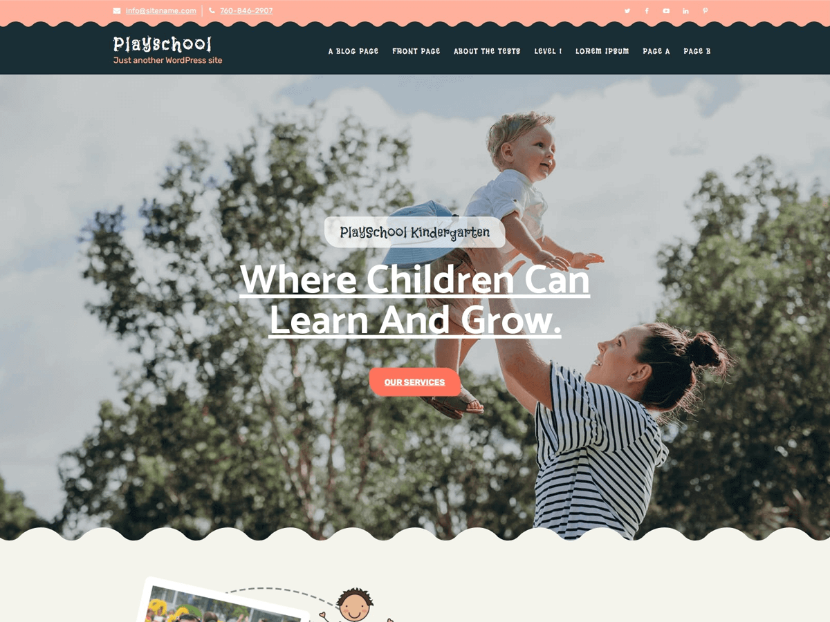 Playschool Lite WordPress 主题