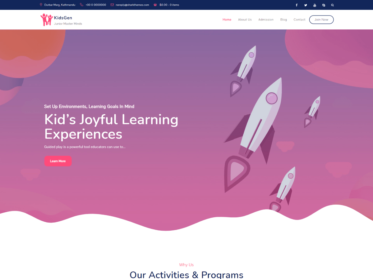 KidsGen WordPress 主题