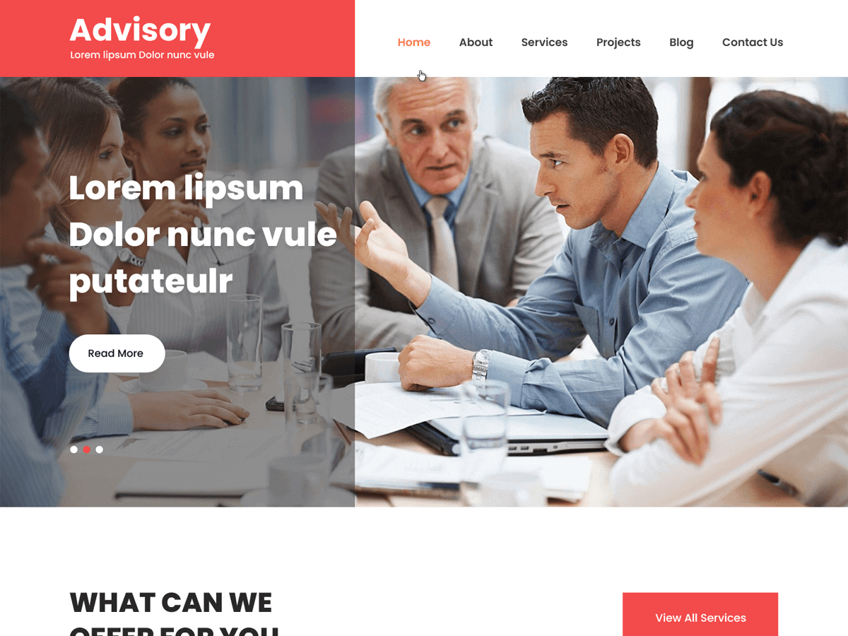 Advisory WordPress 主题