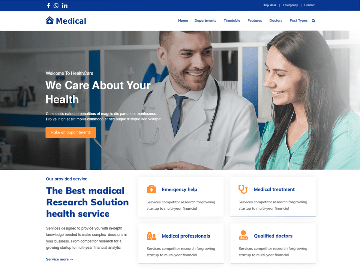 Medical Insight WordPress 主题