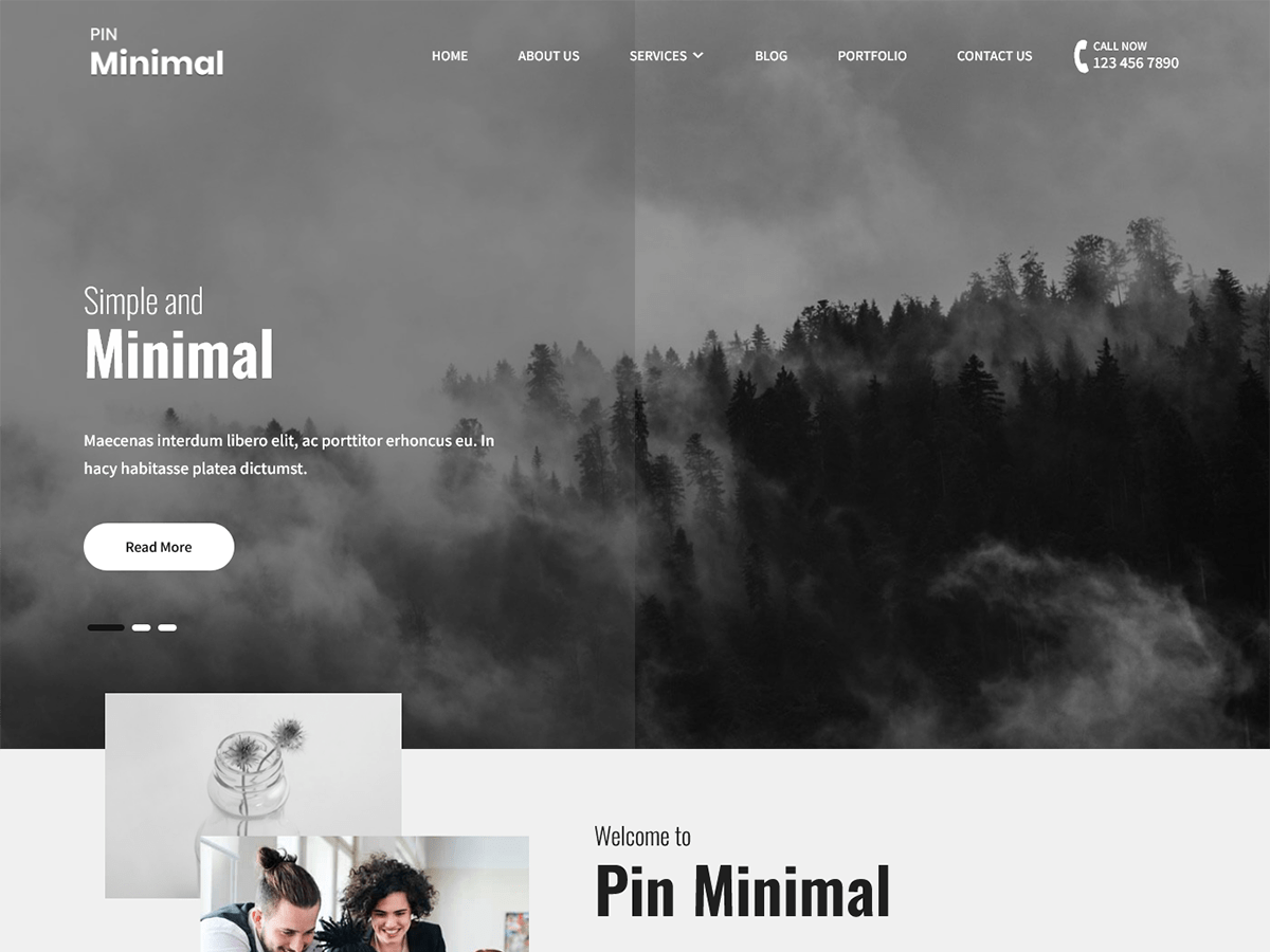 Pin Minimal WordPress 主题
